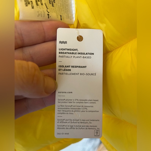 NWT Yellow Quilted Puffer Jacket - Picture 11 of 15